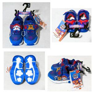 PAW Patrol Toddler Sneakers w/ Marshall & Chase – Size 5, New